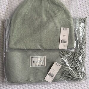 Maeve Moss Scarf/Beanie Set